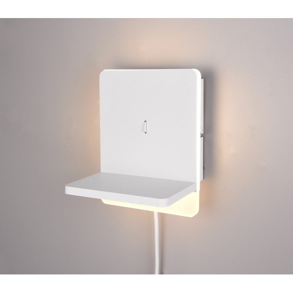 Biele LED stmievateľné nástenné svietidlo Fairfield – Trio-image-1