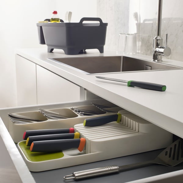 Bielo-zelený kompaktný príborník Josoph Josoph DrawerStore-image-1