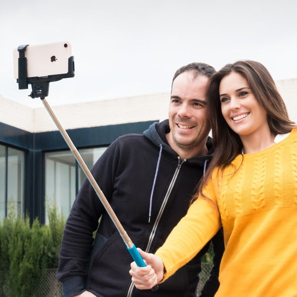 Modrá selfie tyč InnovaGoods-image-1