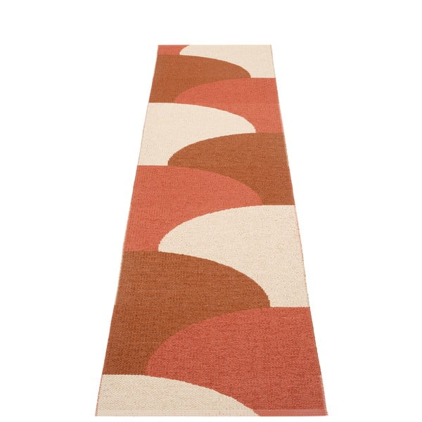 Vnútorný a vonkajší behúň v tehlovej farbe 70x270 cm Hill Brick Rust – Pappelina