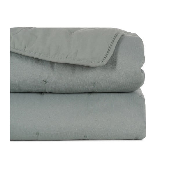 Sivozelený prešívaný pléd 230x280 cm – Ixia