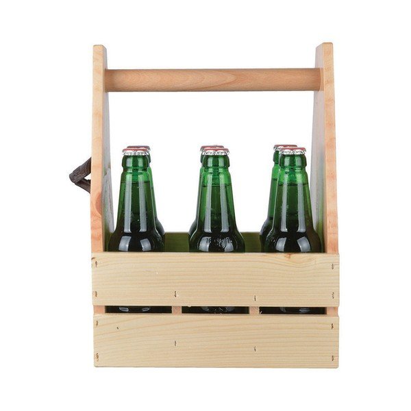 Drevená prepravka na fľaše s otváračom Ego Dekor-image-1