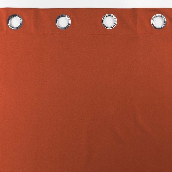 Zatemňovací záves z mikrovlákna v tehlovej farbe 140x260 cm Obscure – douceur d'intérieur-image-4