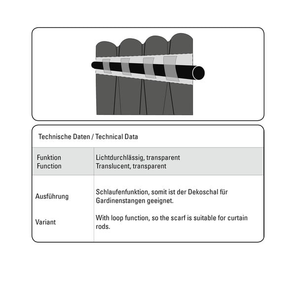 Biela záclona 135x245 cm Zen Silence – Gardinia-image-3