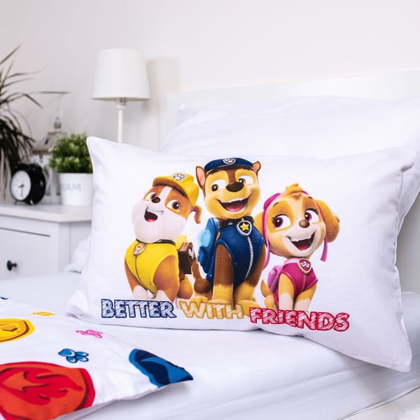 Bavlnené detské obliečky do postieľky 100x135 cm Paw Patrol – Jerry Fabrics-image-3