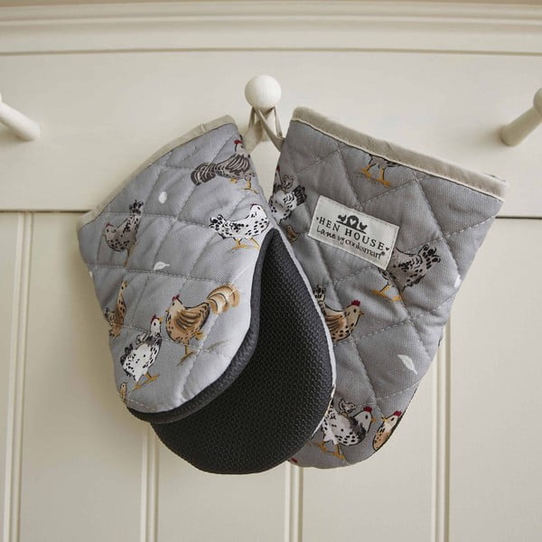 Bavlnené kuchynské rukavice v súprave 2 ks Hen House – Cooksmart ®-image-1