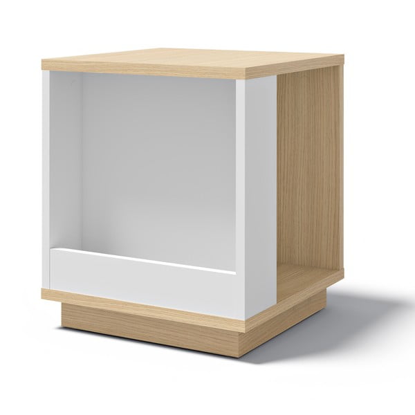 Odkladací stolík v dekore duba 40x40 cm Ella - TemaHome-image-3