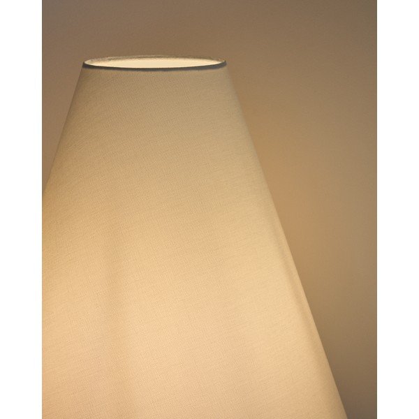 Hnedá stojacia lampa s textilným tienidlom (výška  153 cm) Navat – Kave Home-image-2