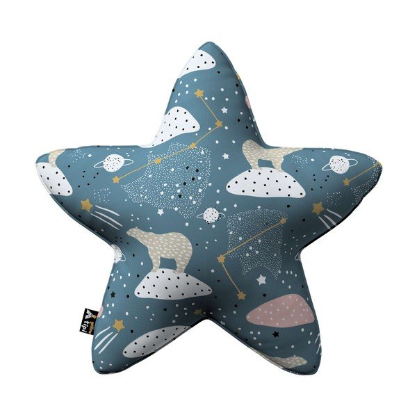 Detský vankúšik Lucky Star – Yellow Tipi