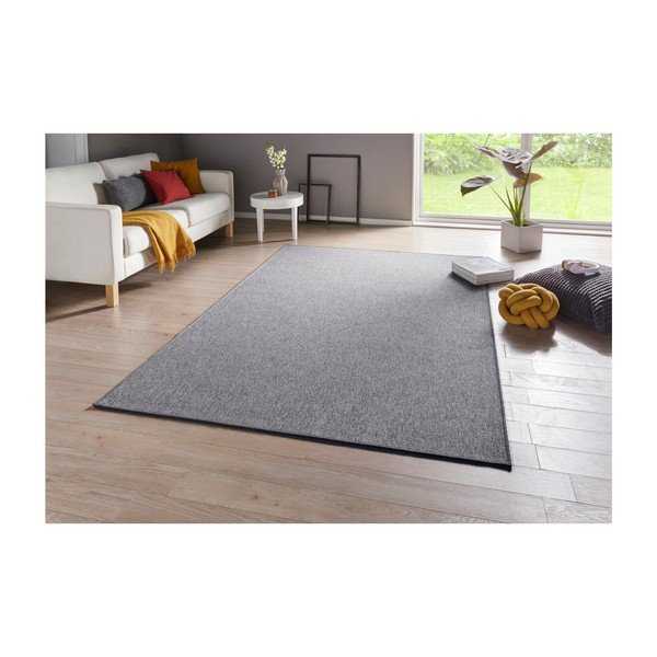 Svetlosivý behúň BT Carpet Casual, 80 × 300 cm-image-4
