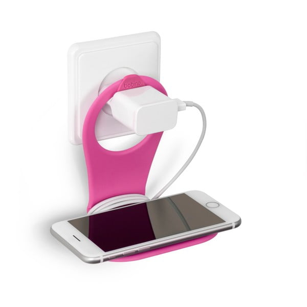 Ružový stojanček na mobil Bobino Phone