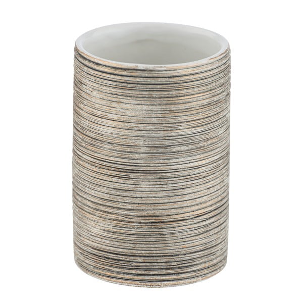 Hnedý keramický téglik na kefky Wenko Fedi-image-2