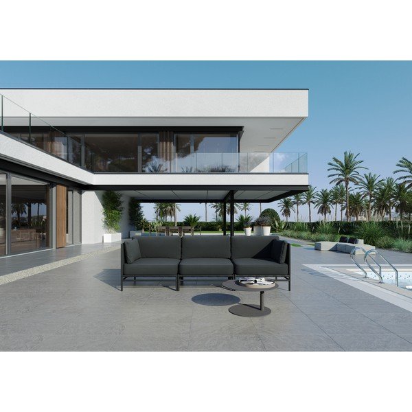 Tmavosivá záhradná modulárna pohovka 234 cm Dandy – Sit Sit-image-1