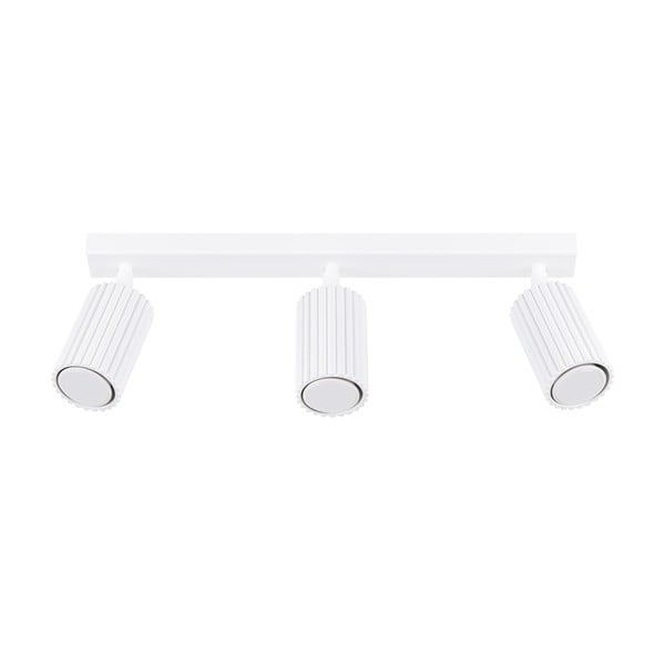 Biele bodové svietidlo 6,5x45 cm Gleam – Sollux
