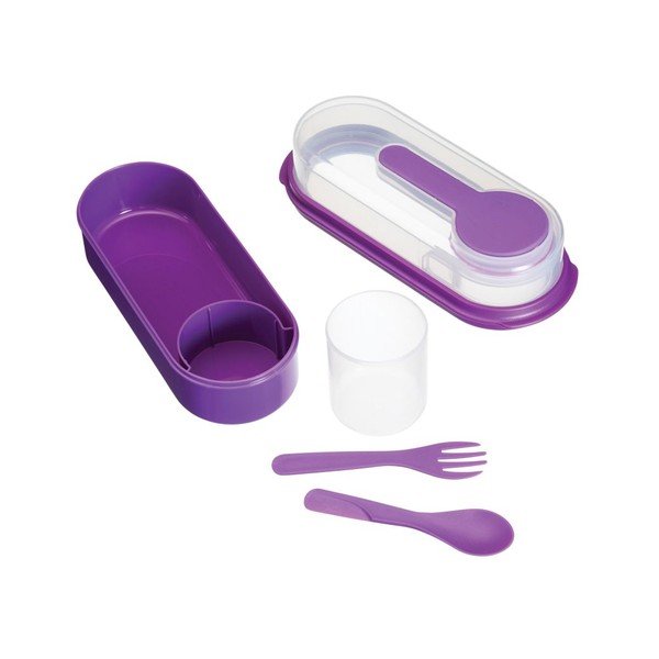 Fialový desiatový box Kitchen Craft Coolmovers Rectangular-image-2