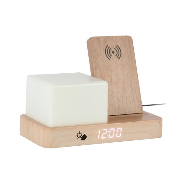 Digitálny/stolový budík s bezdrôtovou nabíjačkou Retro LED Night Light – Karlsson-image-2