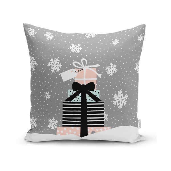 Obliečka na vankúš s vianočným motívom 43x43 cm – Mila Home