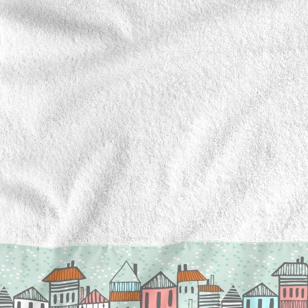 Set 2 osušiek Moshi Moshi Little Village, 50x100 a 70 x 140 cm-image-1