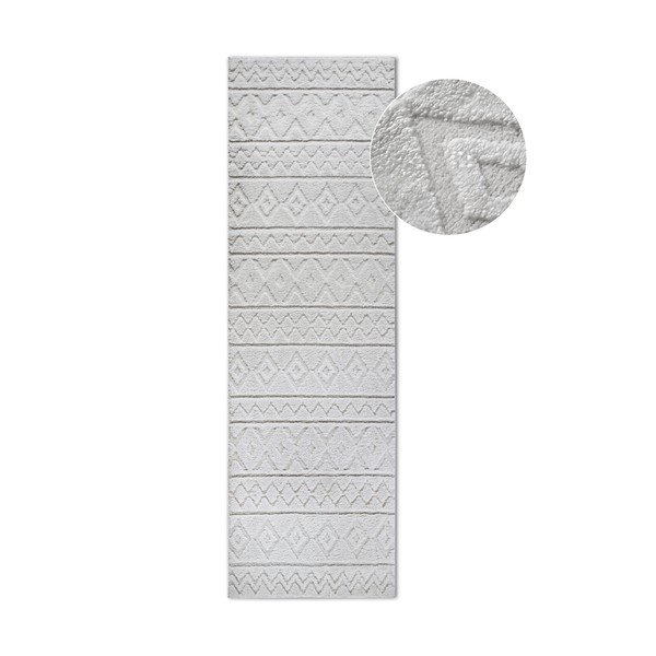 Krémovobiely behúň 80x240 cm Itinerance Cream White – Elle Decoration