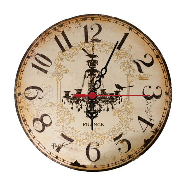 NástNástenné nné hodiny Chandelier, 30 cm