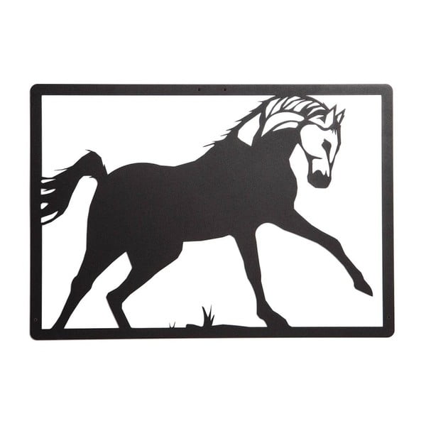 Kovová nástenná dekorácia Horse