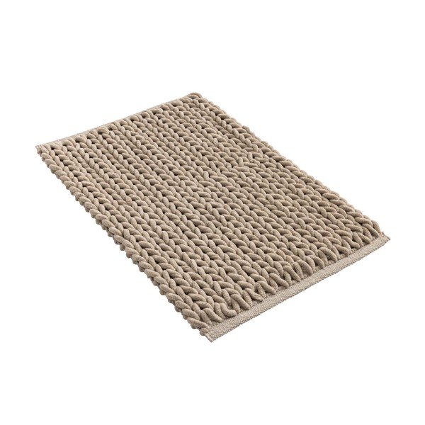 Svetlohnedá kúpeľňová predložka 50x80 cm Ariel – douceur d'intérieur-image-4