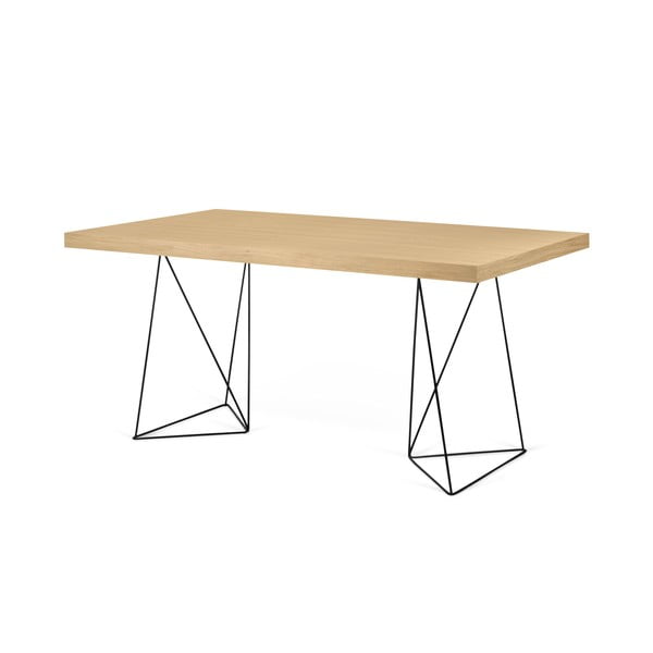 Stôl s čiernymi nohami TemaHome Multi, 160 × 90 cm-image-4