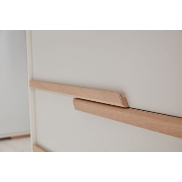 Biela detská komoda so zásuvkami Pinio Snap-image-3