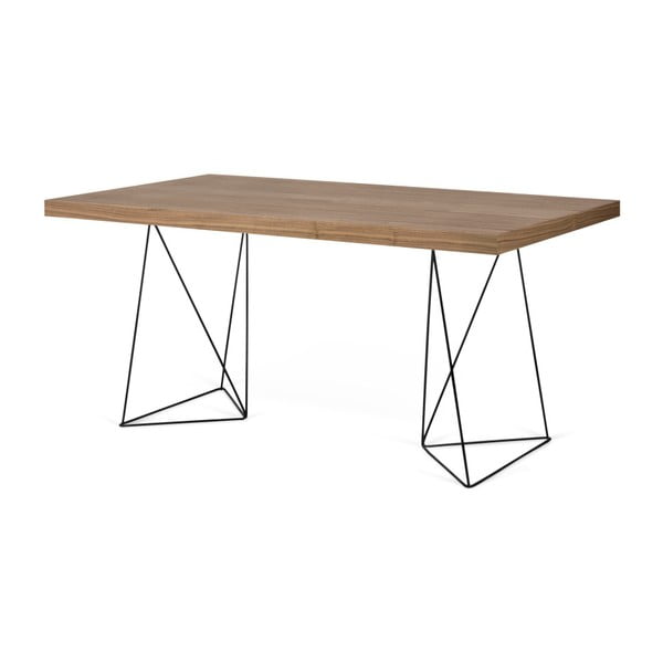 Pracovný stôl s kovovými nohami TemaHome Multi, 160 x 90 cm-image-1