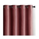Ružový zamatový dimout záves 140x245 cm Eyelets – Restilo