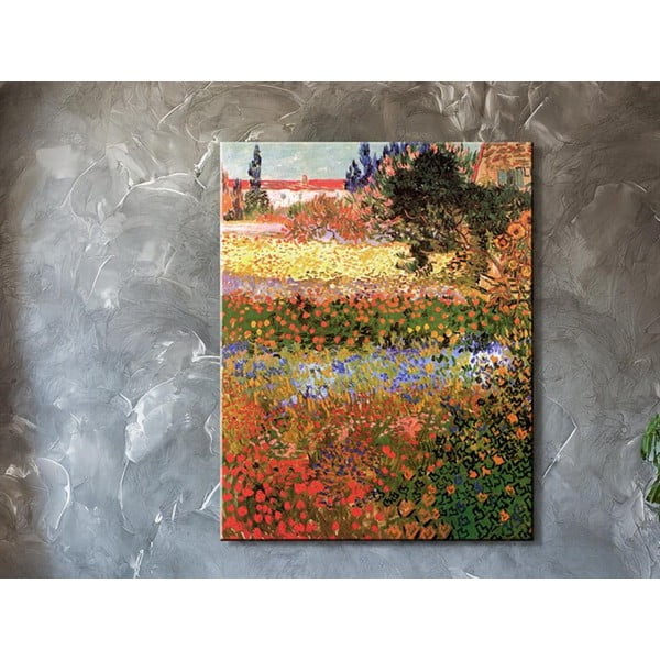 Reprodukcia obrazu Vincenta van Gogha - Flower garden, 40 x 30 cm-image-1