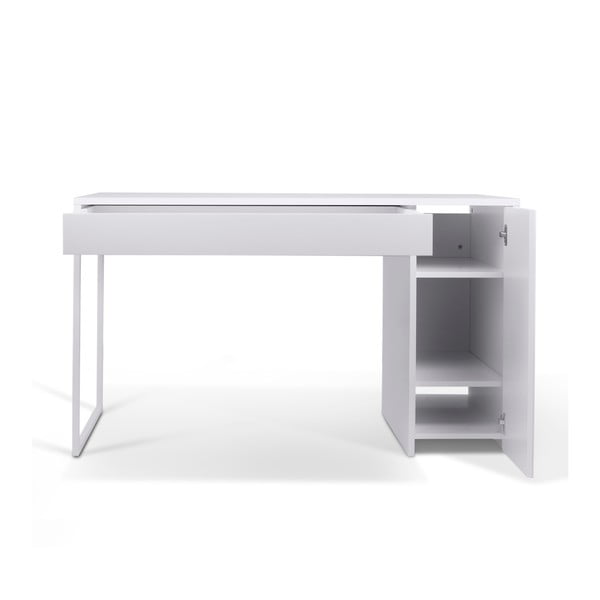 Biely pracovný stôl TemaHome Prado-image-1