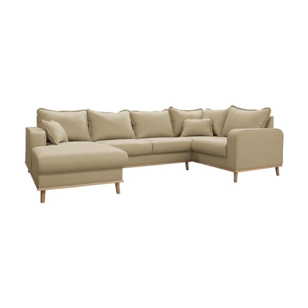 Béžová rohová pohovka (ľavý roh) Beata - Ropez-image-2