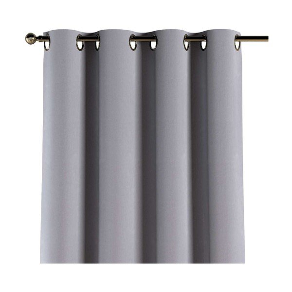 Sivý záves 260x130 cm Posh Velvet - Yellow Tipi