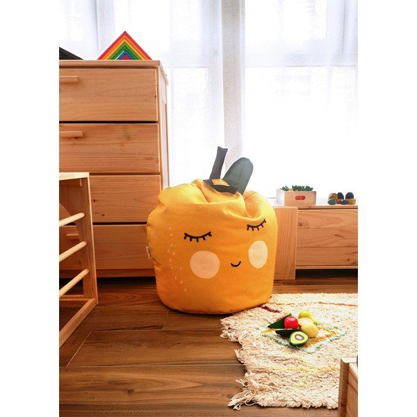 Žltý detský sedací vak Lemon - Little Nice Things-image-2