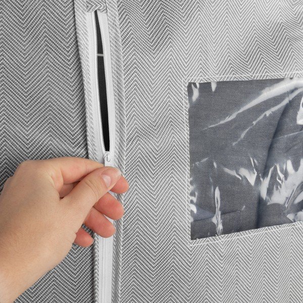 Sivý obal na oblečenie Compactor Boston, 60 x 100 cm-image-4