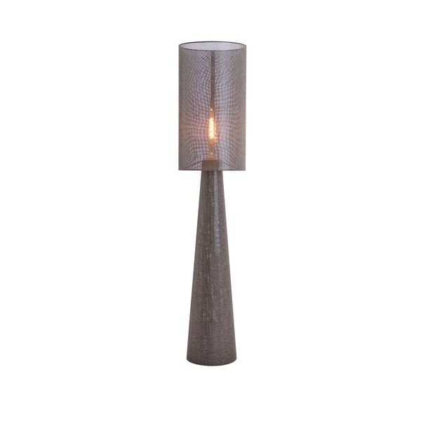 Hnedá stojacia lampa s textilným tienidlom (výška  180 cm) Micky – Light & Living-image-3