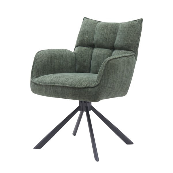 Zelené čalúnené jedálenské kreslá v súprave 2 ks Marilla – Unique Furniture