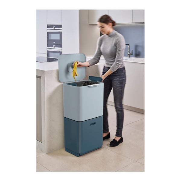 Odpadkový kôš na triedený odpad 30+30 l Totem Max Sky – Joseph Joseph-image-2