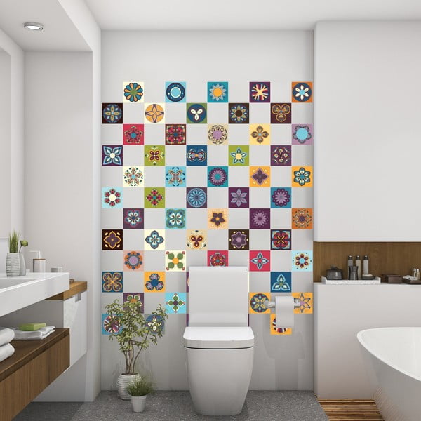 Sada 60 samolepiek Ambiance Azulejos-image-3