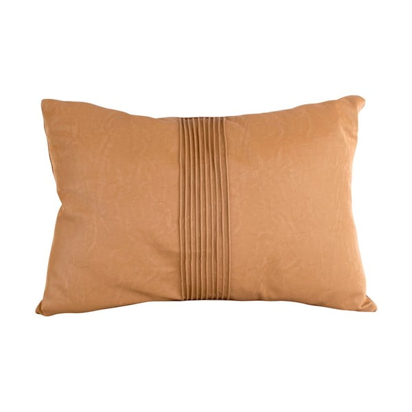 Koňakovohnedý vankúš PT Living Leather Look, 50 x 30 cm-image-4