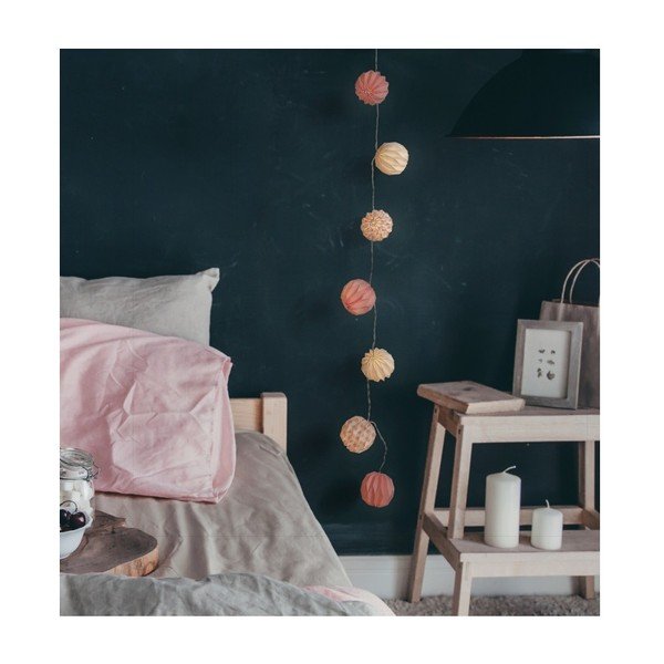 Transparentná LED svetelná reťaz DecoKing Pink, 10 svetielok, dĺžka 1,65 m-image-2