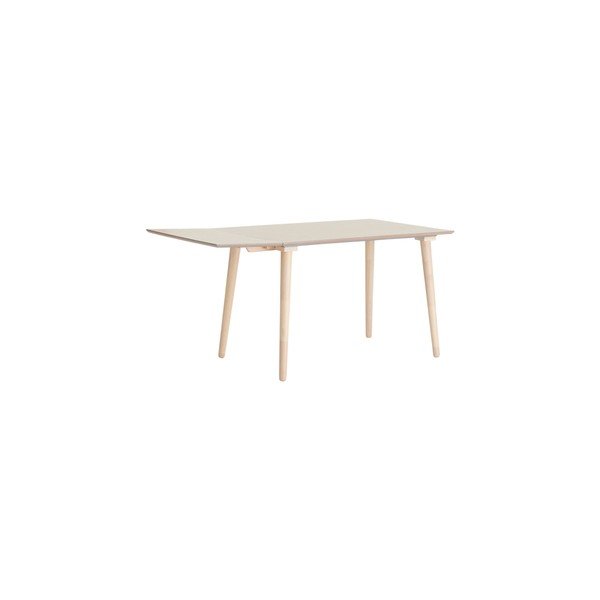 Rozkladací jedálenský stôl s prídavnou doskou v dekore brestu 80x120 cm Jolina – Ellos Home