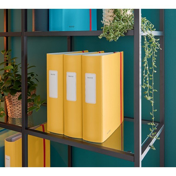 Žltý pákový zaraďovač Leitz Cosy, A4-image-4