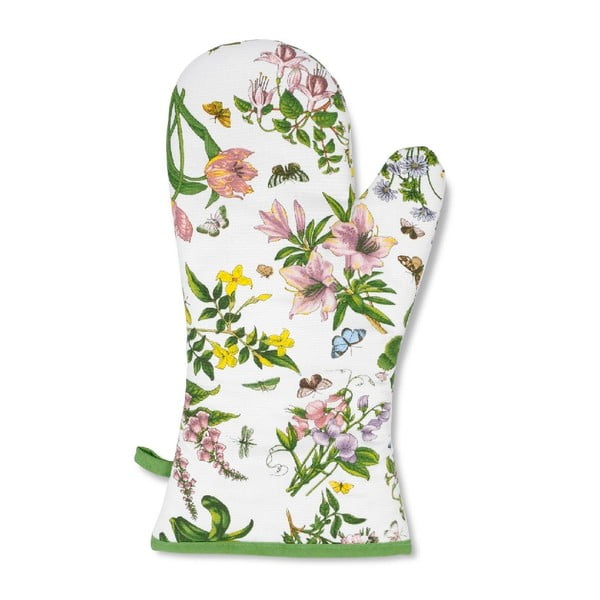 Bavlnená chňapka s motívom kvetín Portmeirion, šírka 19,5 cm