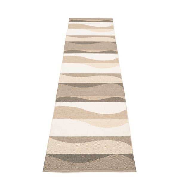 Hnedo-béžový vnútorný a vonkajší behúň 70x300 cm Urvi Earth – Pappelina-image-2