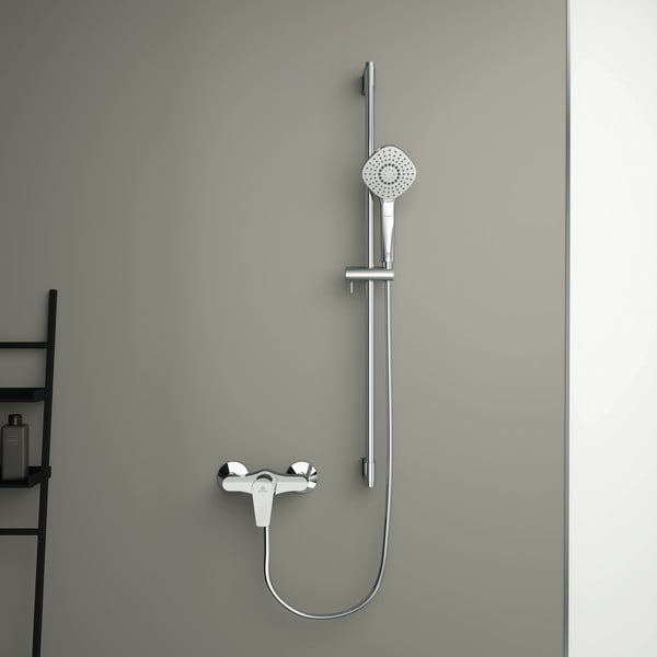 Sprchová nástenná batéria v lesklo striebornej farbe Cerafine D – Ideal Standard-image-3