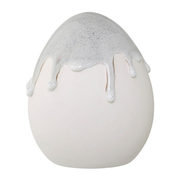 Sivá kameninová dekorácia v tvare vajca Bloomingville Mia