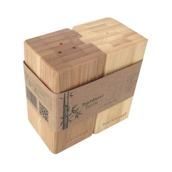 Bambusová soľnička a korenička Bambum Pozole-image-3