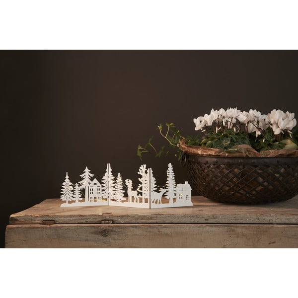 Biela svetelná dekorácia s vianočným motívom Fauna – Star Trading-image-2